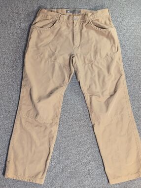 REI Co-op Pulaski Canvas Pants Size 34x30 in Khaki Tan Rugged Hiking Trail Pants
